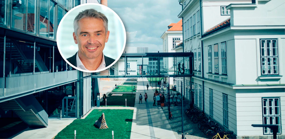 Gerald Gartlehner und der Campus in Krems