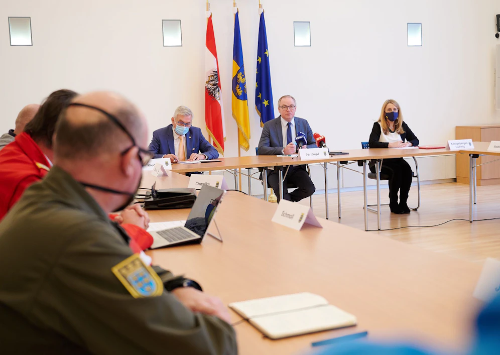 Pernkopf und Königsberger-Ludwig stellten neuen Testplan vor.