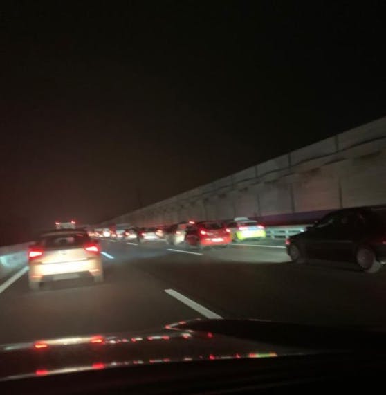 Die Rettungsgasse auf der A22 funktioniert.