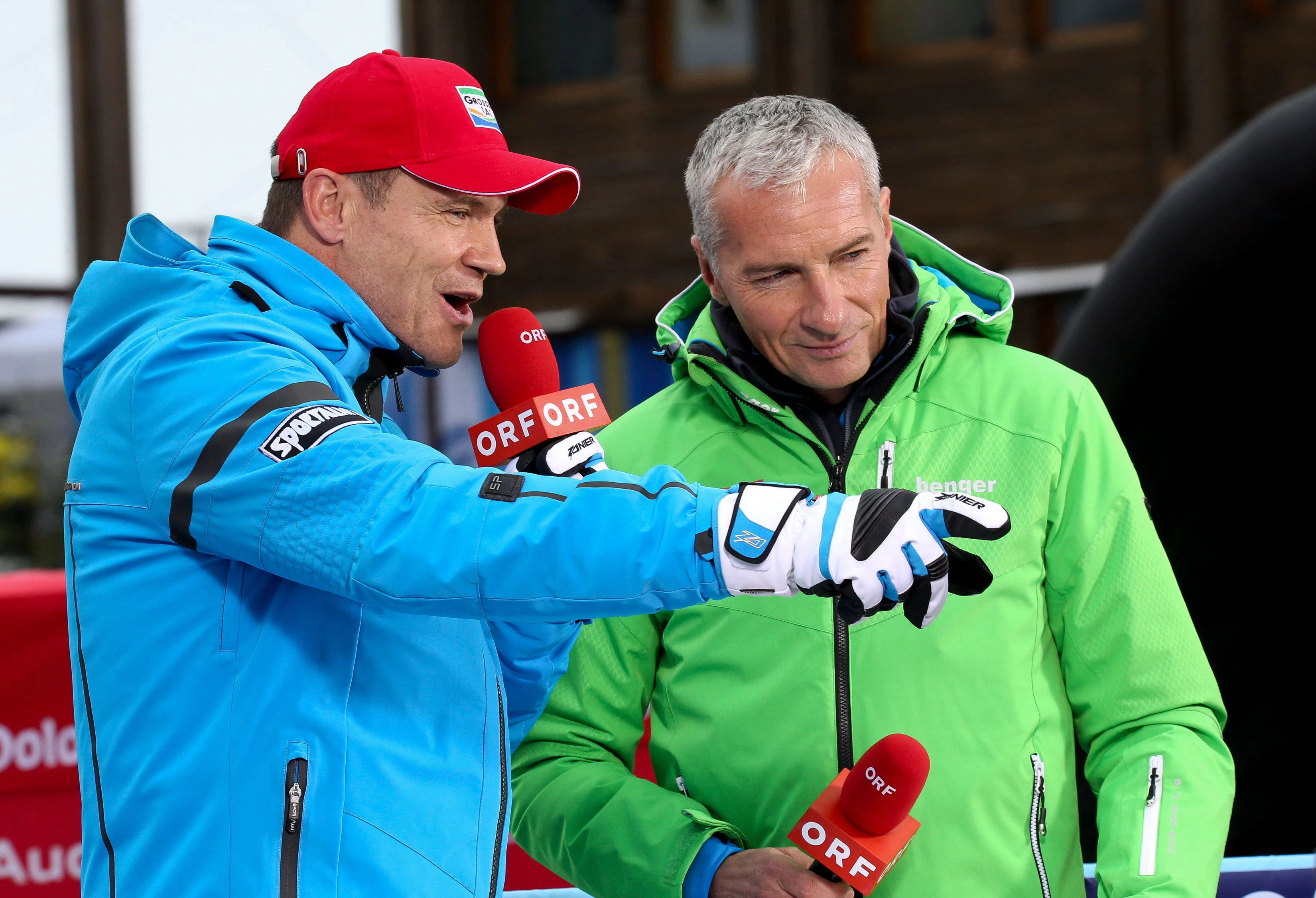 Armin Assinger mit ORF-Moderator Rainer Pariasek