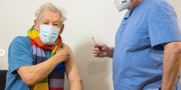 Immerhin geimpft ist er schon.<br>