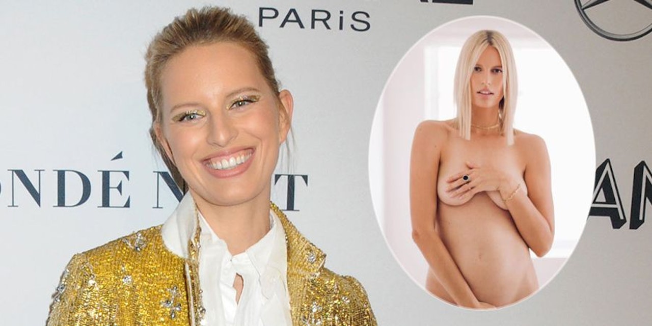 Heute.at - Kurkova verkündet Babyglück mit Nackt-Selfie