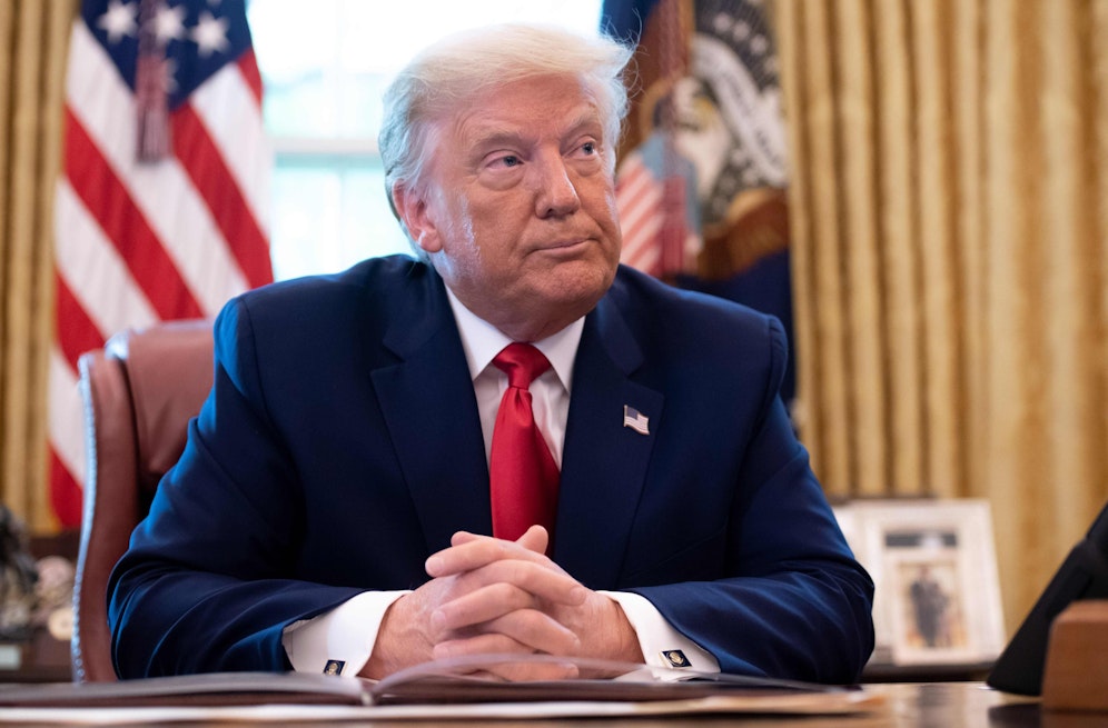 Der scheidende US-Präsident Donald Trump.