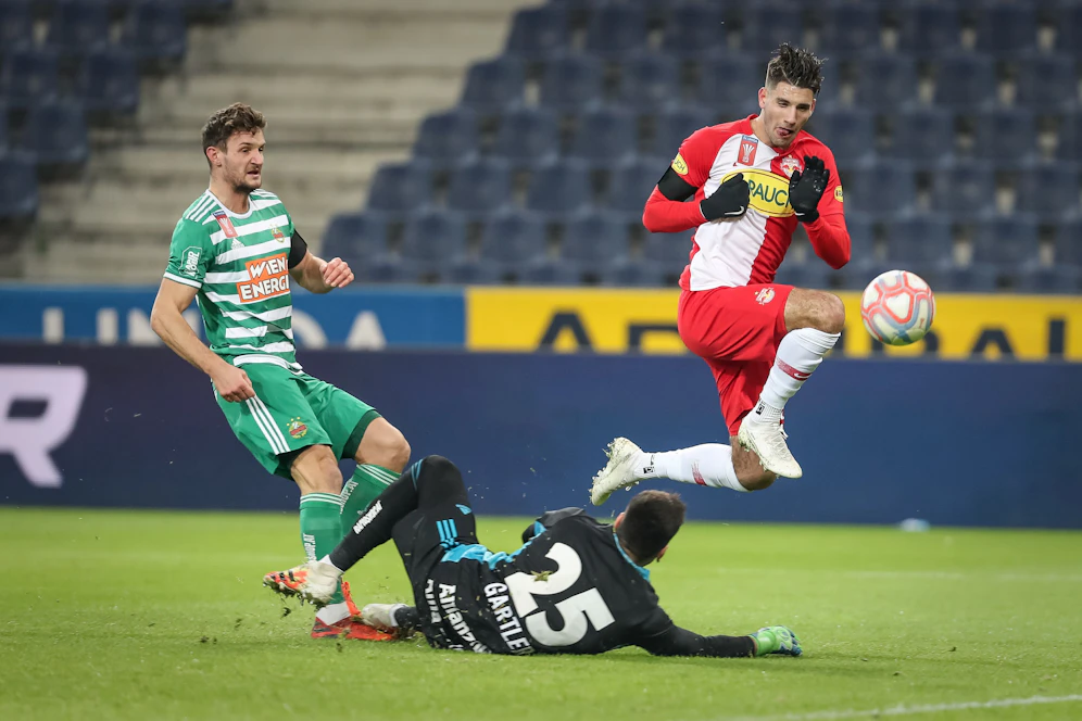 Rapid geht gegen Salzburg unter