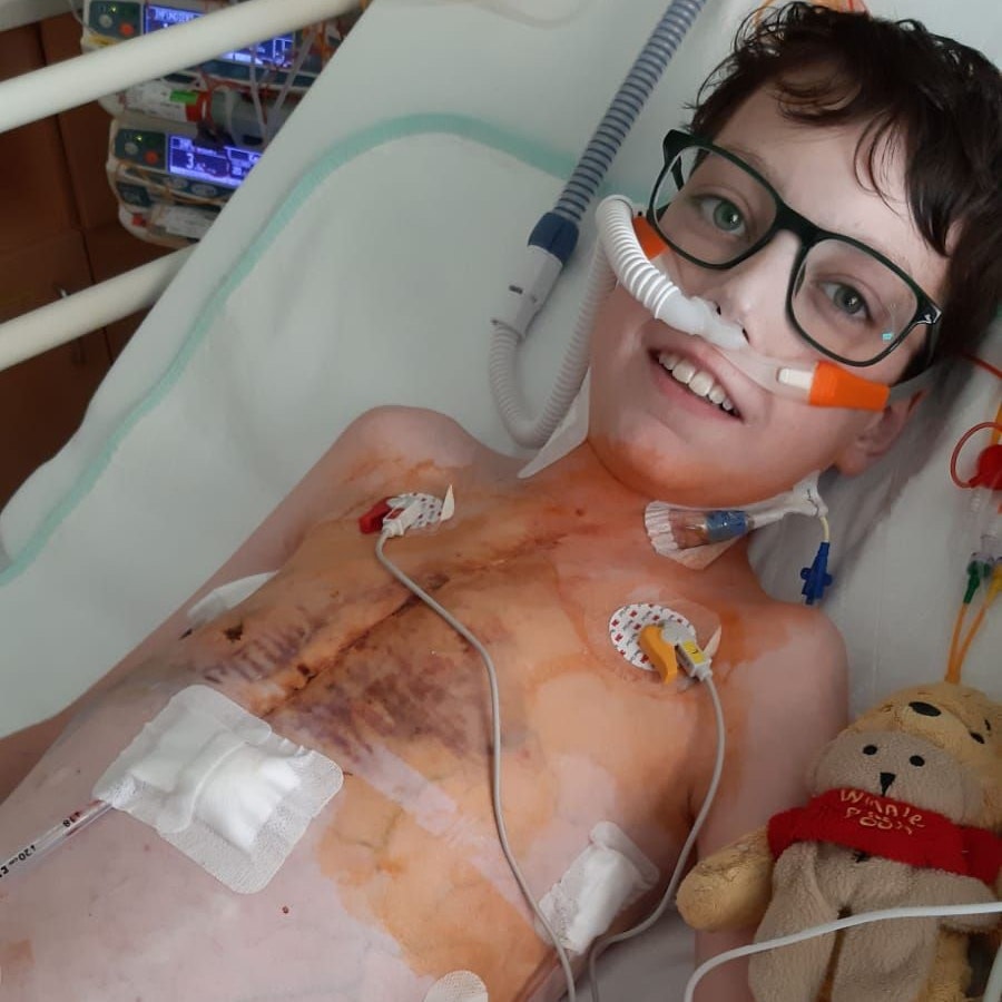 Florian kam mit einem Herzfehler zur Welt.