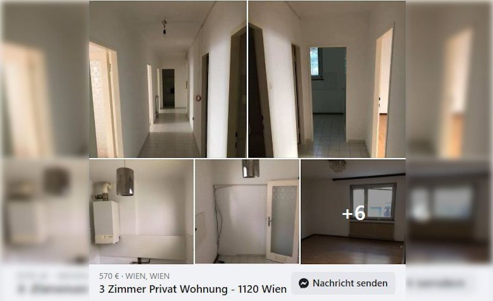 Für eine gänzlich leere Wohnung möchte ein Mann 7.000 Euro Ablöse haben.