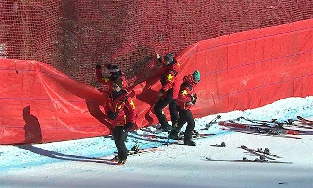 Schlimme Bilder in Val d'Isere