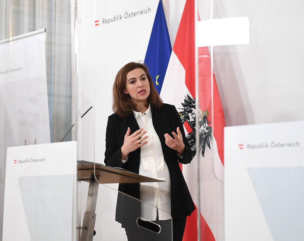 Justizministerin Alma Zadić (Grüne).