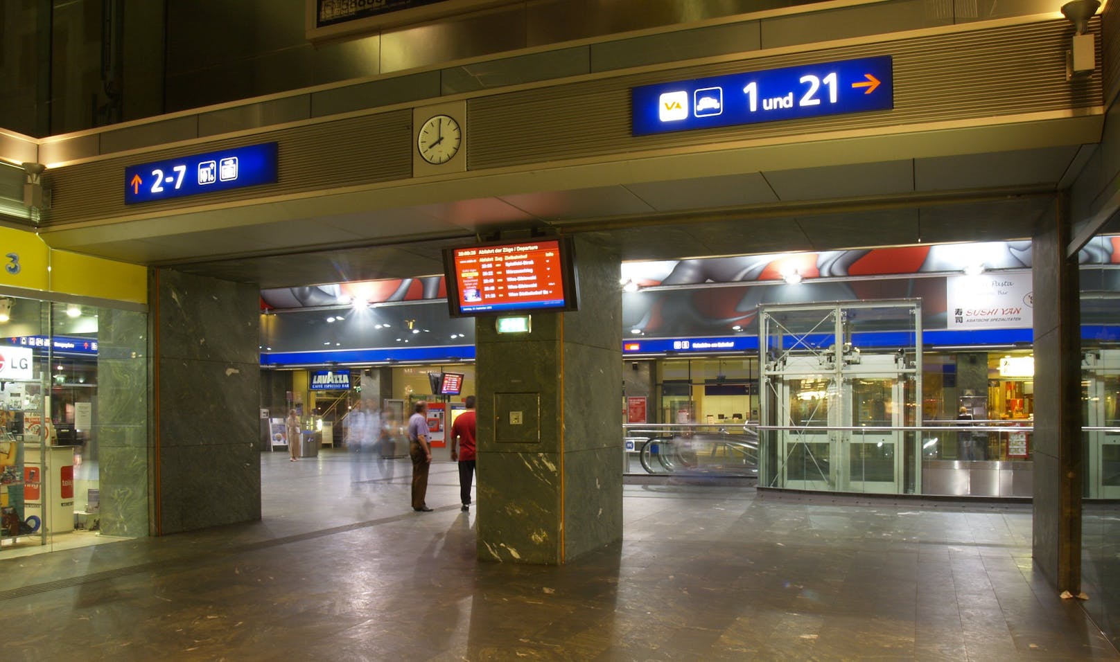Der Grazer Hauptbahnhof.