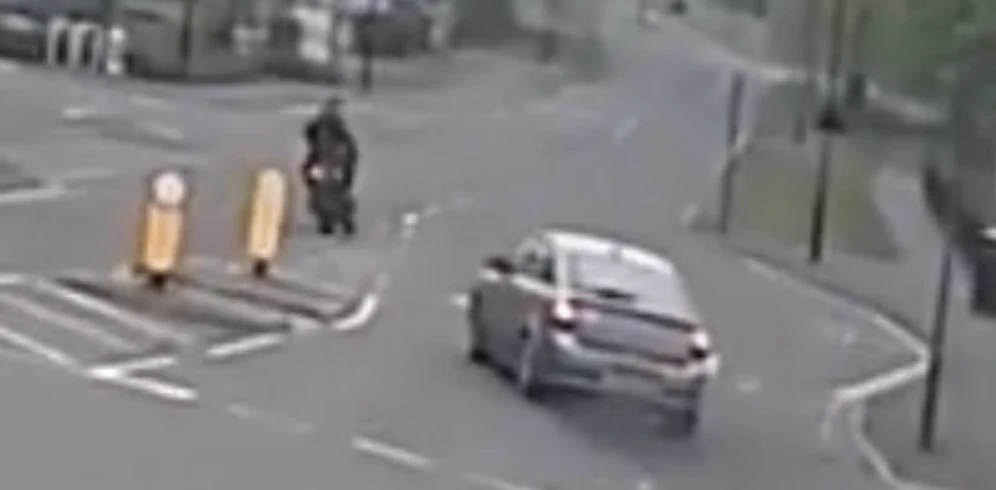 Die Polizei veröffentlichte auf YouTube ein Video des Vorfalls.