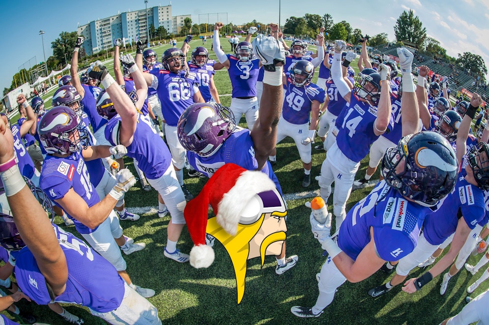 Die Vikings wünschen ein frohes Fest. 