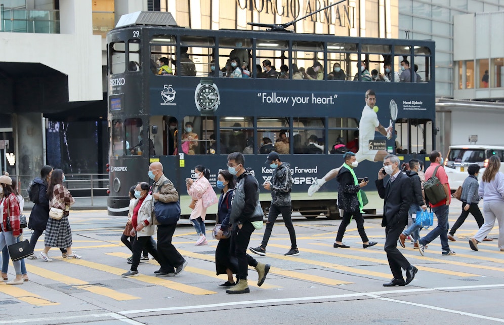 In Hongkong ist ein Covid-Patient aus dem Krankenhaus entflohen. 