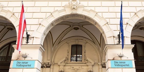 Die ÖVP-Bundesparteizentrale in der Lichtenfelsgasse in Wien.
