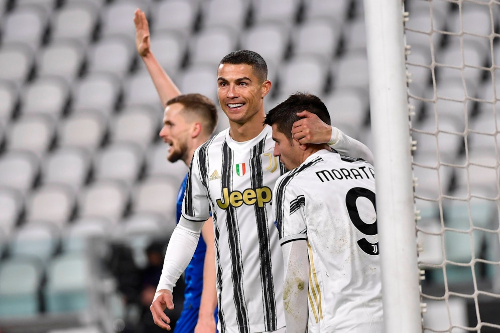 Cristiano Ronaldo traf doppelt für Juventus.