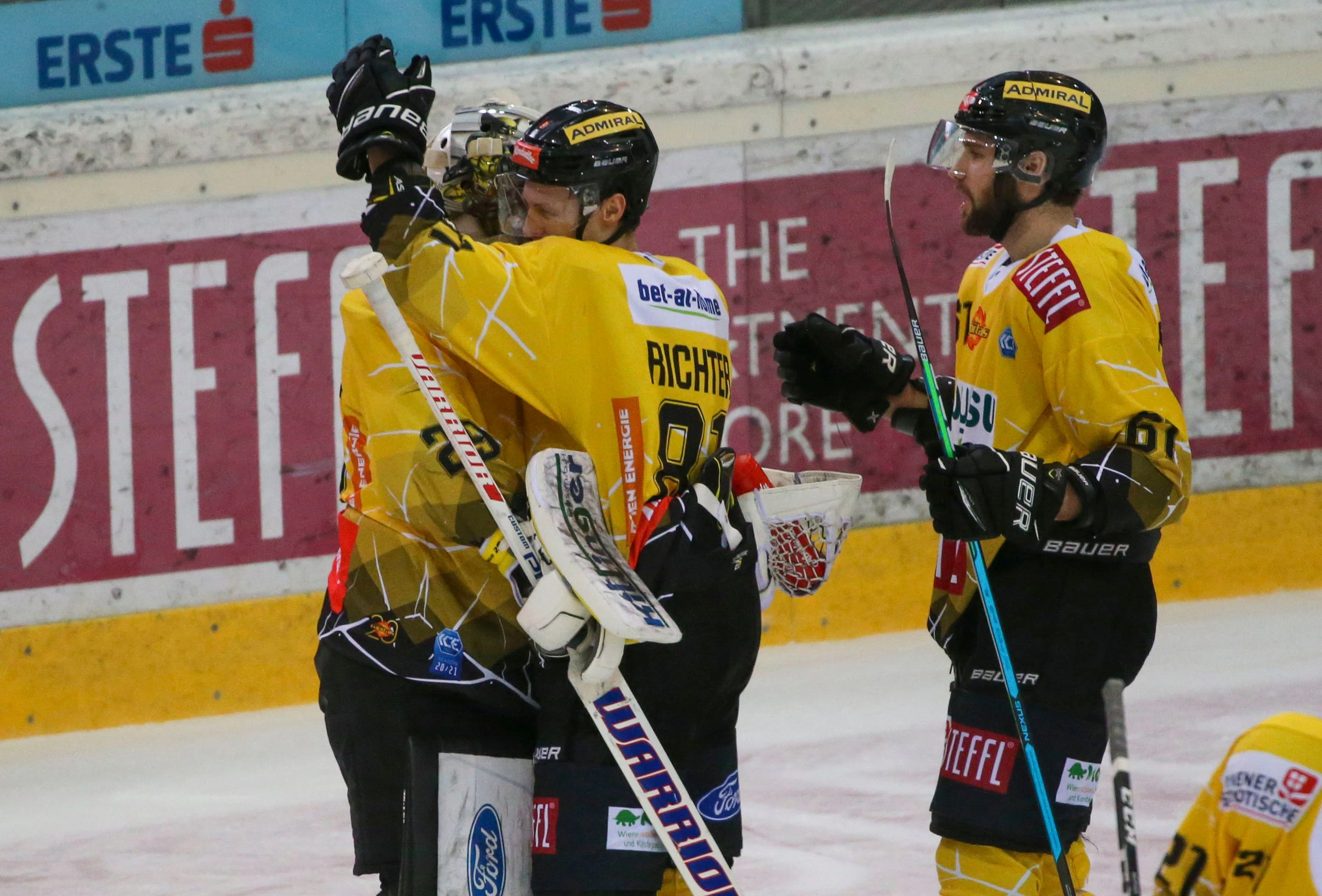 Jubel bei den spusu Capitals