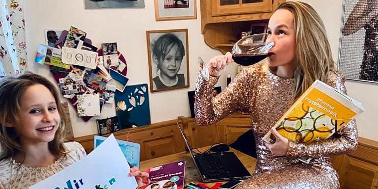 Der Wein aus dem 1. Lockdown wurde durch Gummibärchen ersetzt.