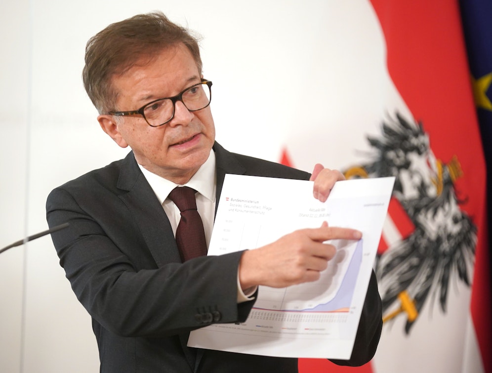 Gesundheitsminister Rudolf Anschober
