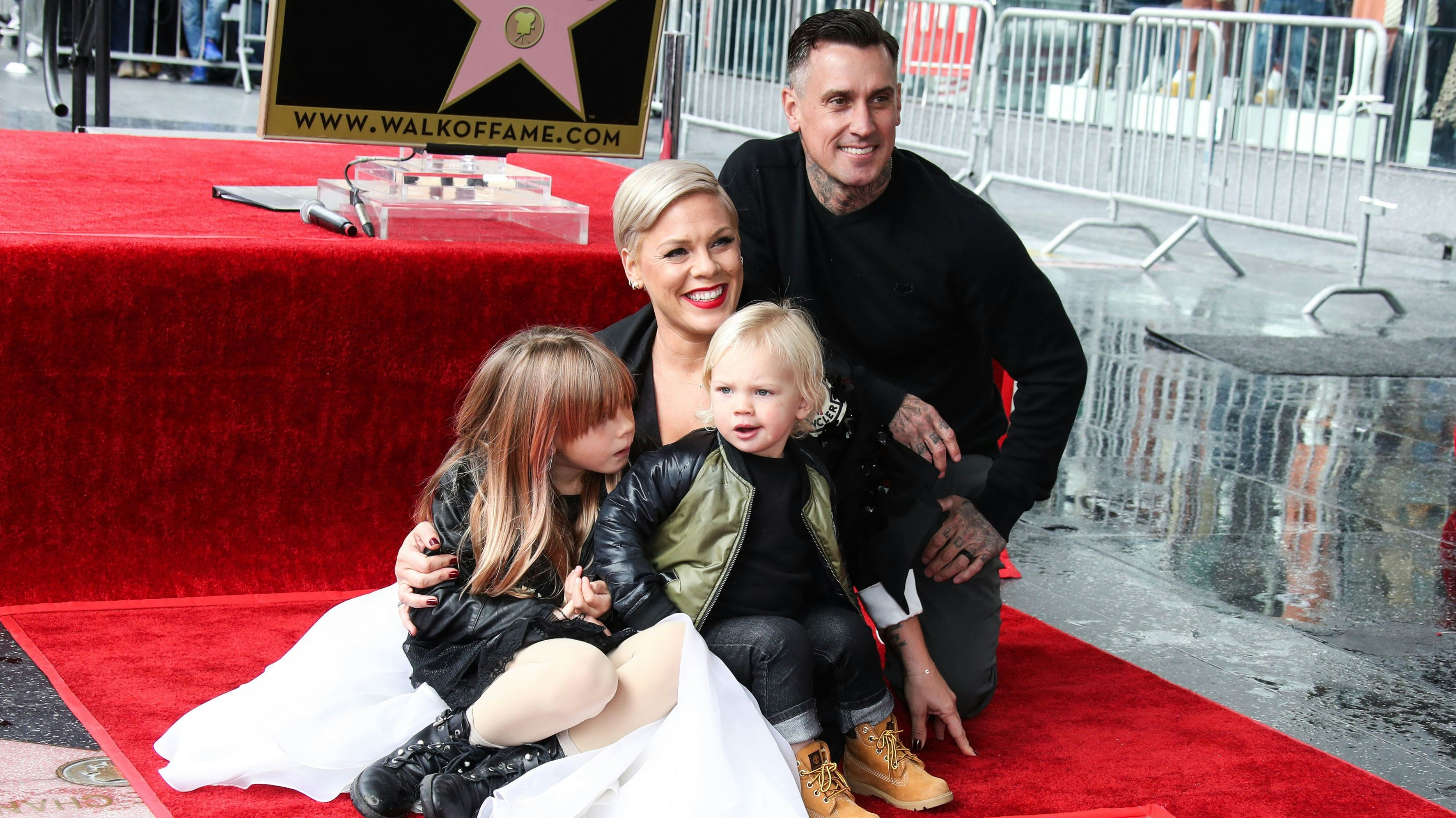 Pink, Carey Hart, Willow, Jameson