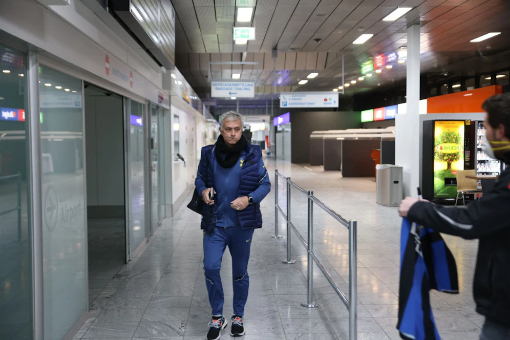 Mittwochabend landeten die Tottenham-Stars in Linz.
