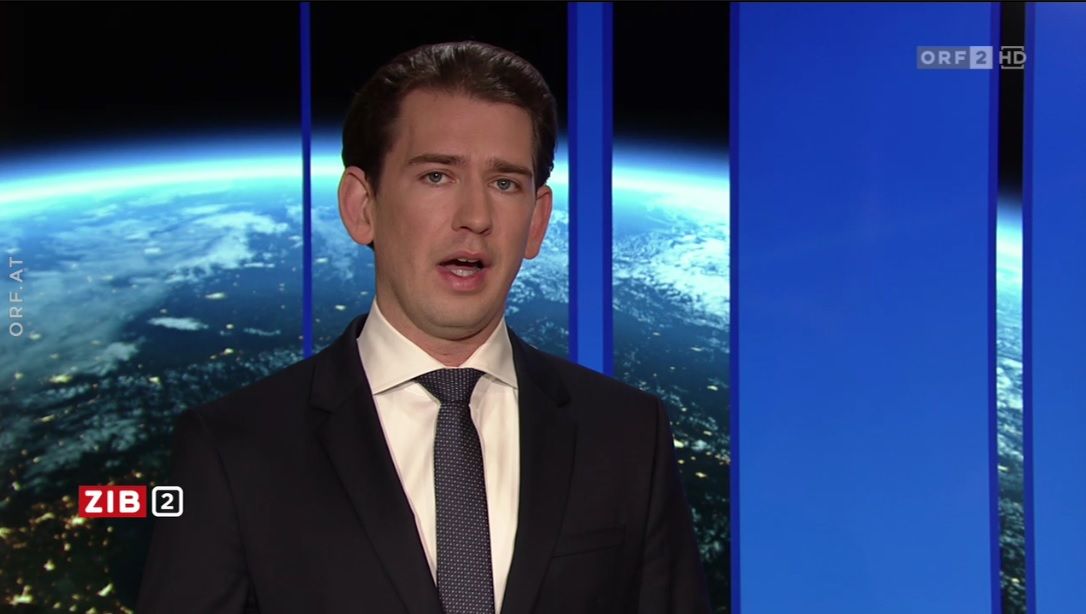 Sebastian Kurz in der ZiB2.