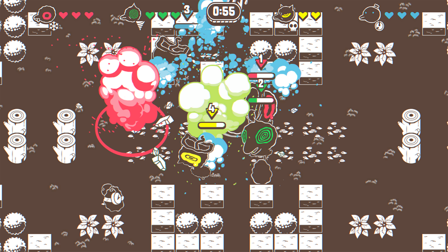 "Ponpu" im Test: Völlig durchgeknalltes "Bomberman"