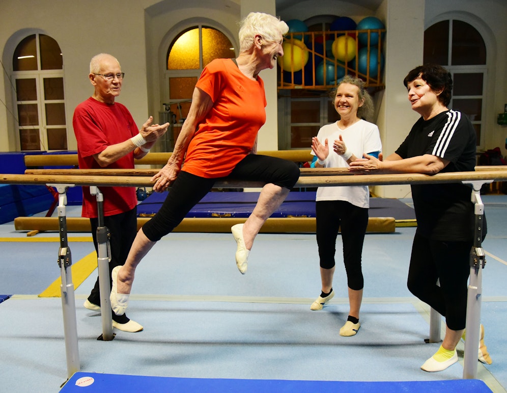 Die deutsche Johanna Quaas steht auch schon im Buch der Rekorde und ist auch noch mit 95 topfit. 