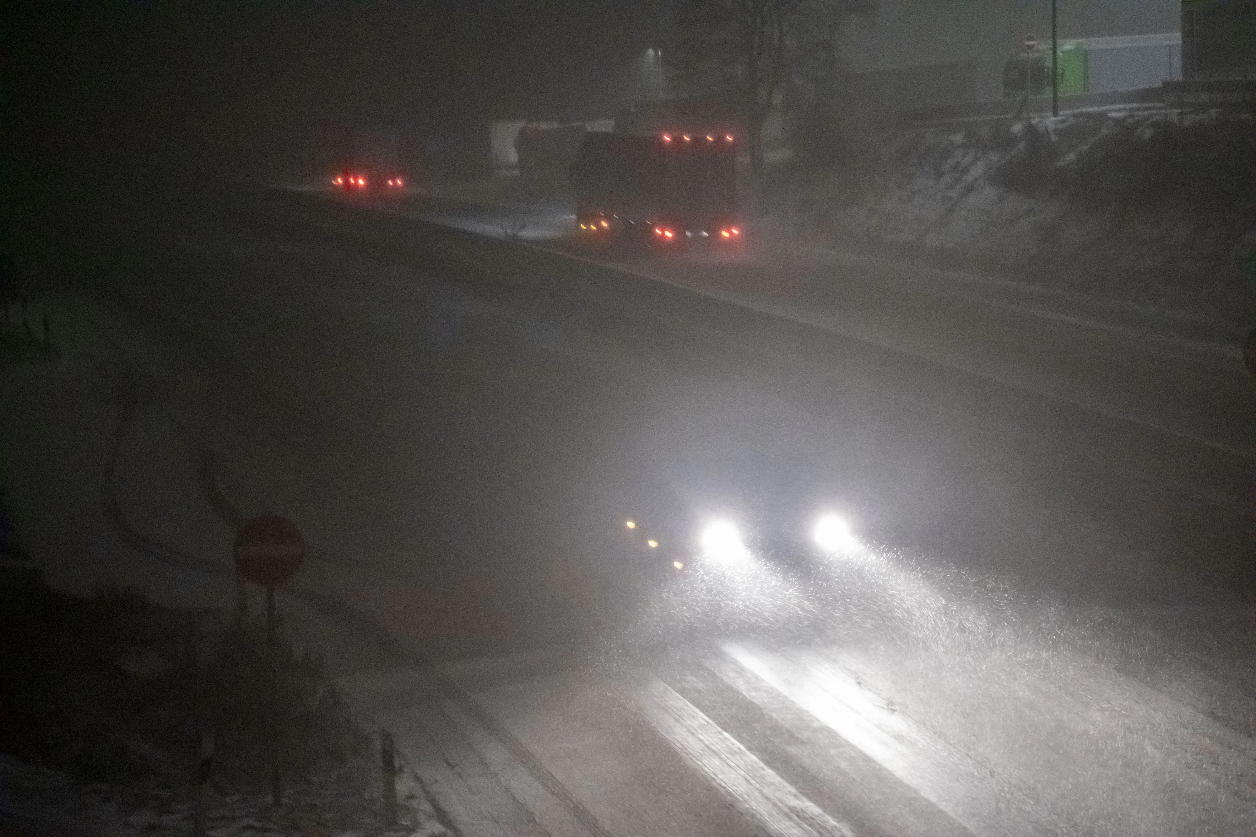 Wintereinbruch in Mitteleuropa. Symbolbild