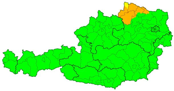 Warnung vor gefrierendem Regen am Sonntag, 20. Dezember 2020