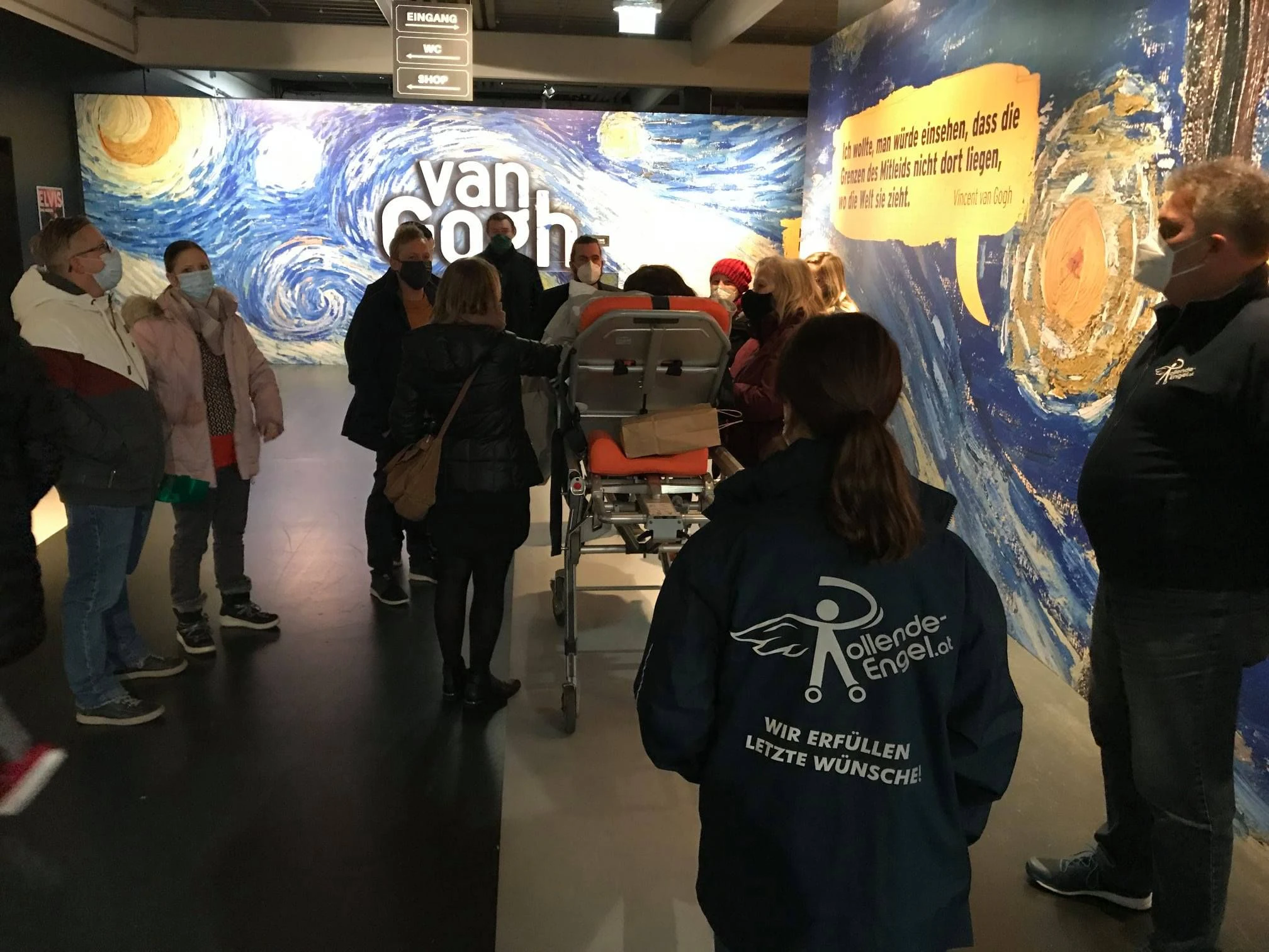 Gemeinsam mit ihrer Familie besuchte Roberta die Ausstellung in der Tabakfabrik. Einen Tag später verstarb sie.