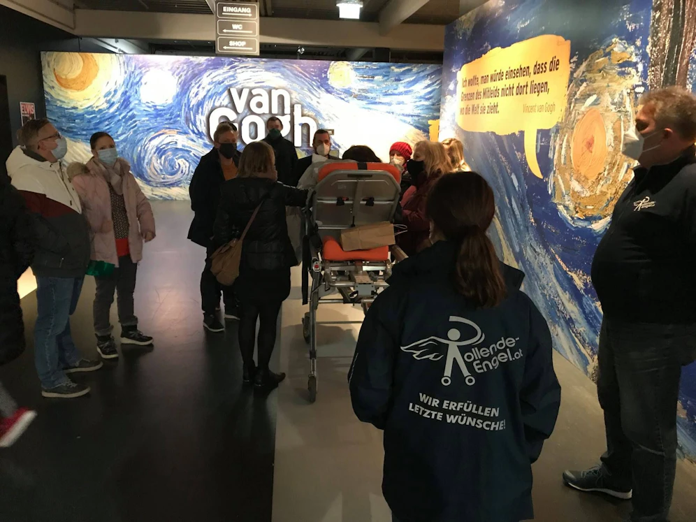 Gemeinsam mit ihrer Familie besuchte Roberta die Ausstellung in der Tabakfabrik. Einen Tag später verstarb sie.