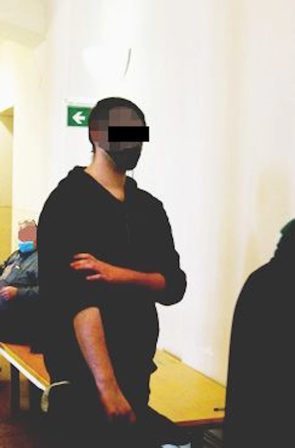 Der Angeklagte beim Prozess in Wr. Neustadt