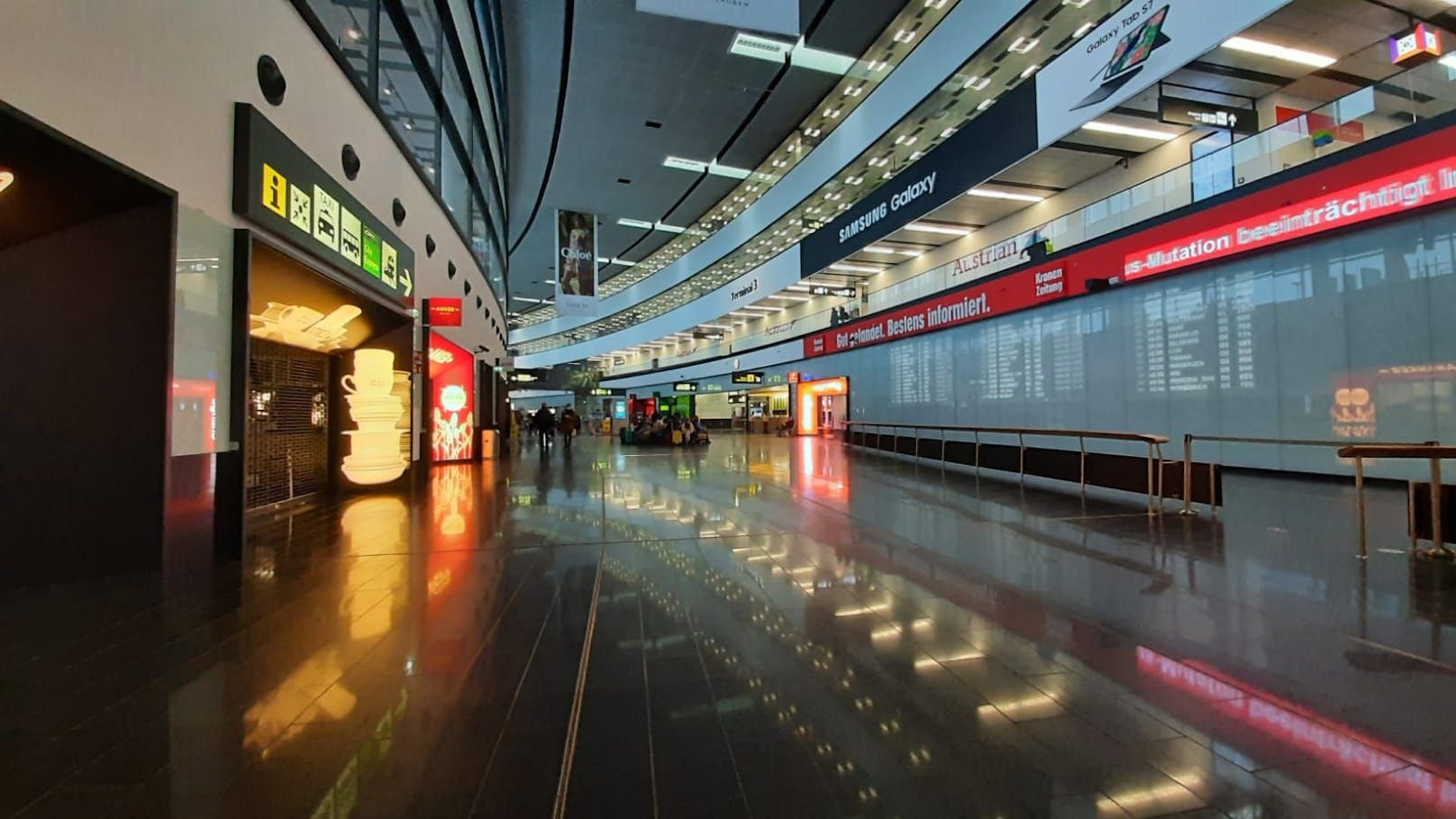 Der Flughafen Wien in Schwechat