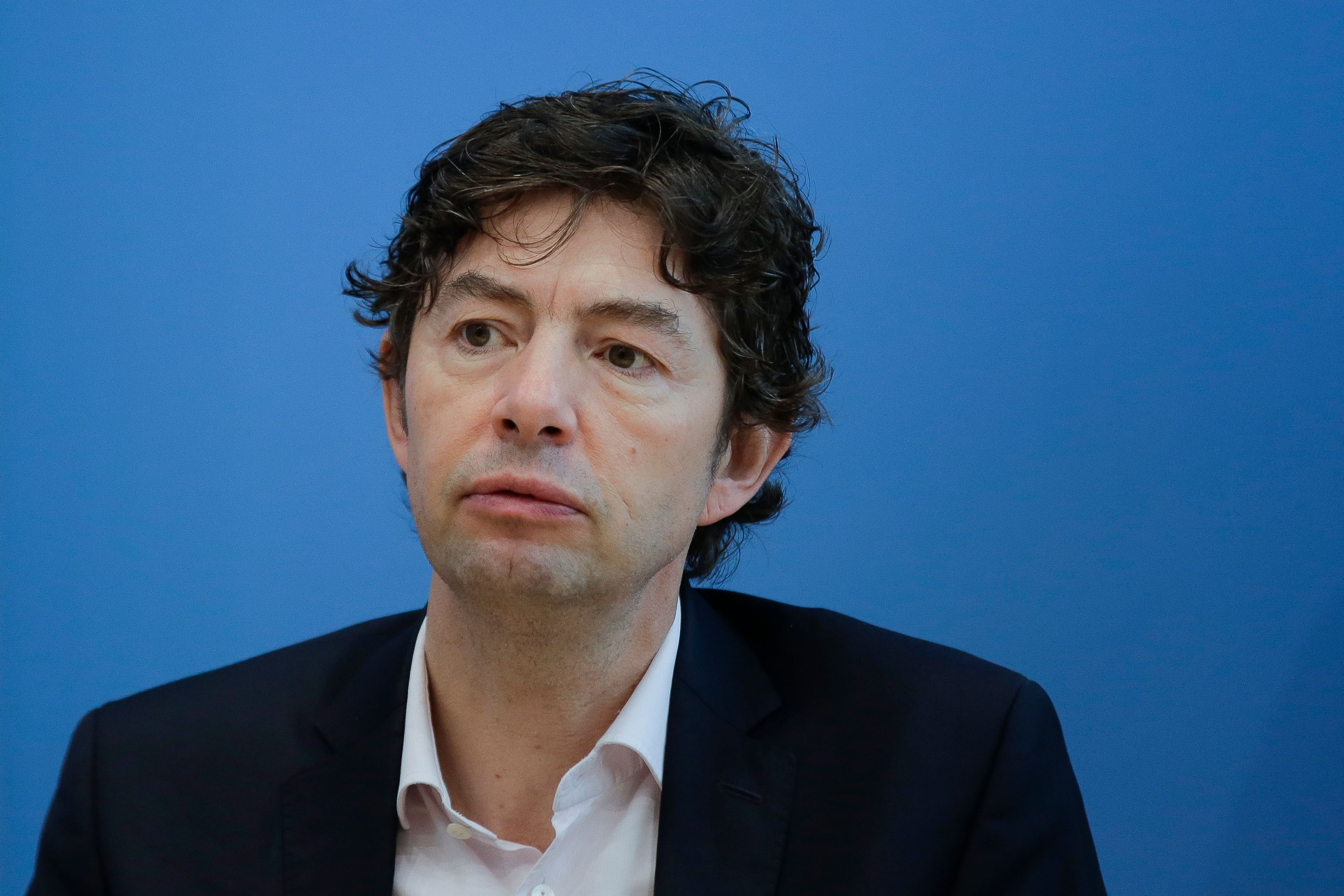 Virologe Christian Drosten im Rahmen einer Pressekonferenz am 9. Oktober 2020