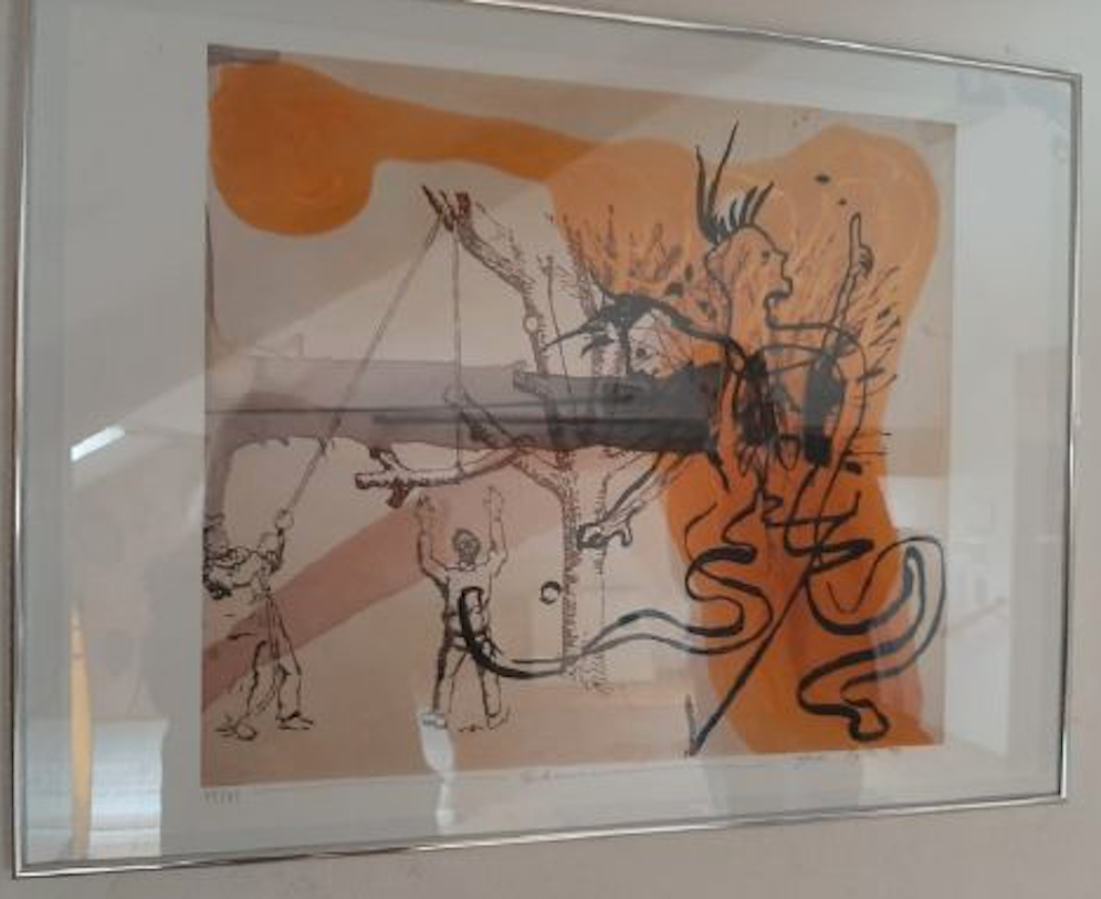 Gestohlenes Werk von Sigmar Polke
