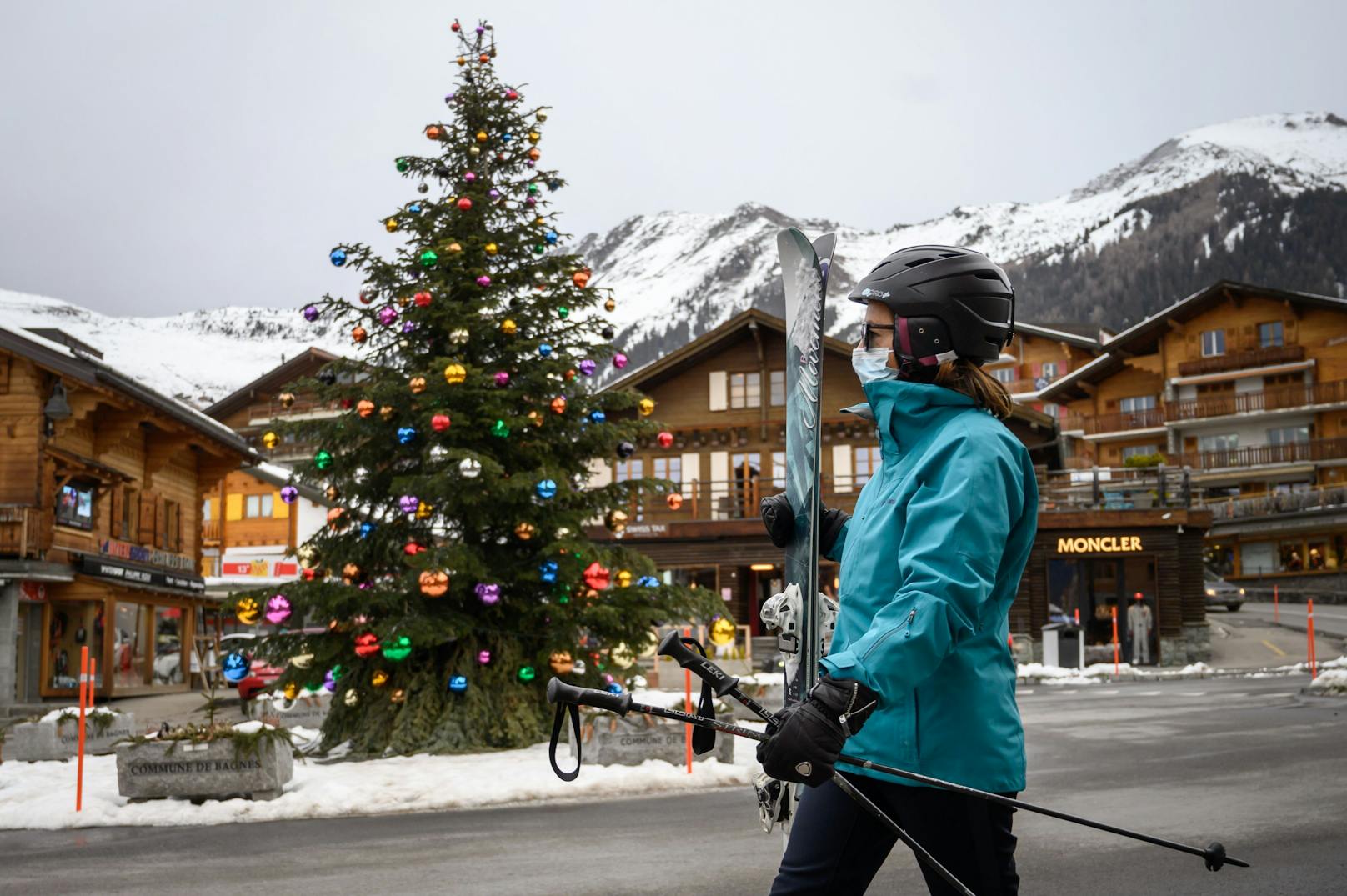 Der Schweizer Wintersportort Verbier rechnet mit einem Massenansturm in den Feiertagen