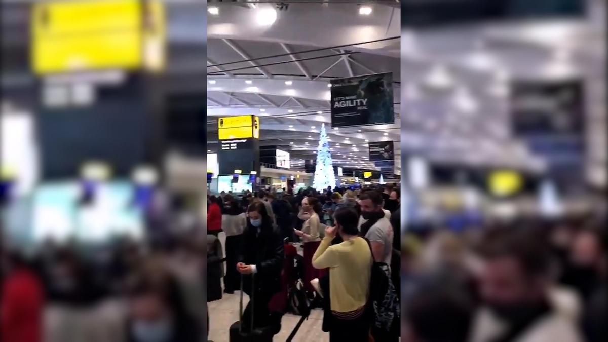 Zahlreiche Passagiere sind gestrandet.