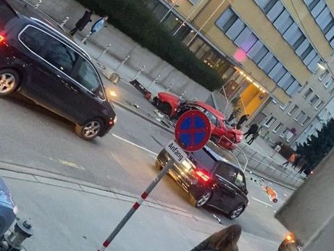 Crash in Wien-Meidling 