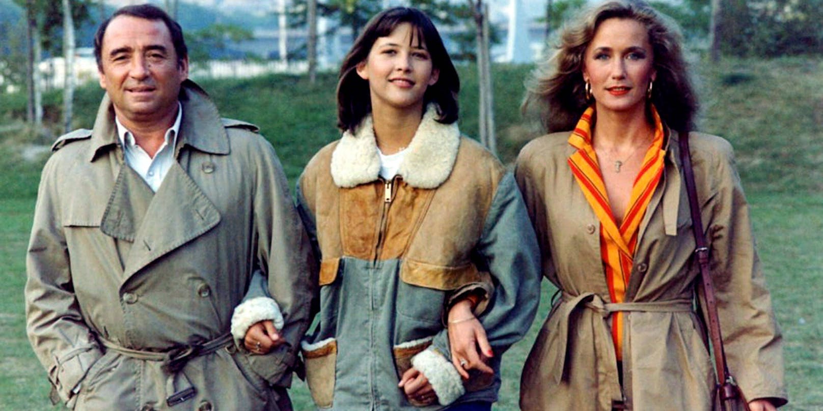 Claude Brasseur, Sophie Marceau und Brigitte Fossey in "La Boum 2"