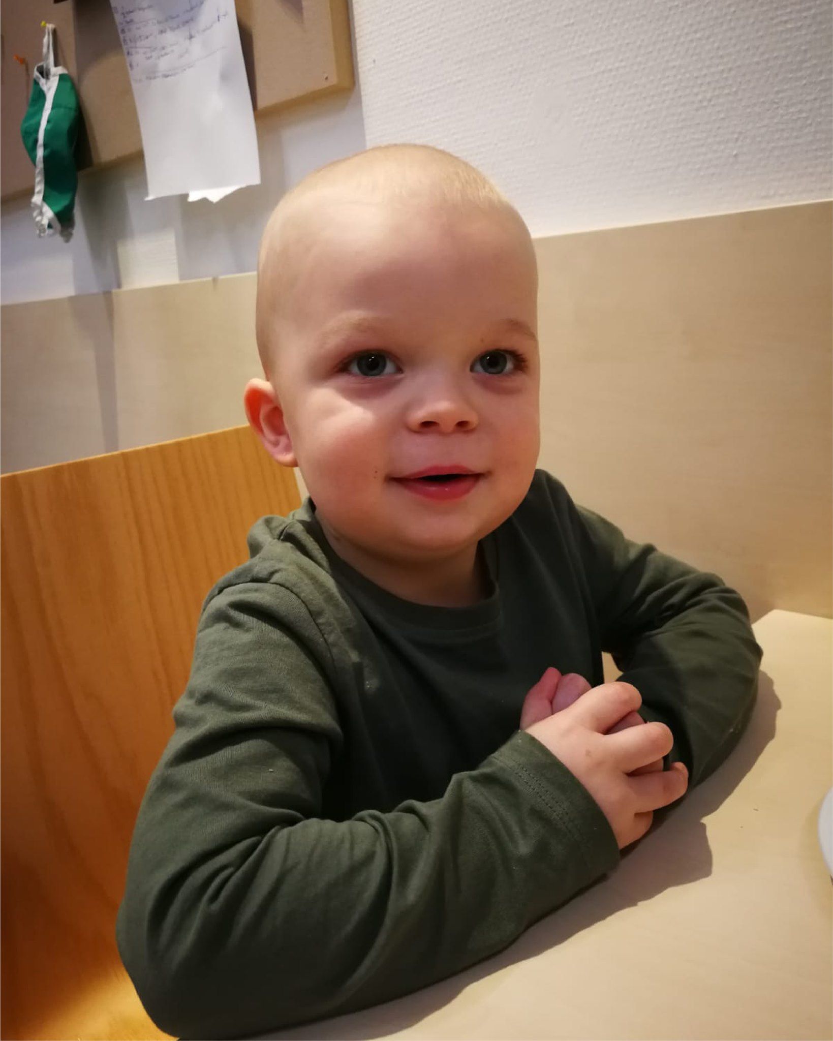 Der kleine Paul braucht dringend einen Spender.