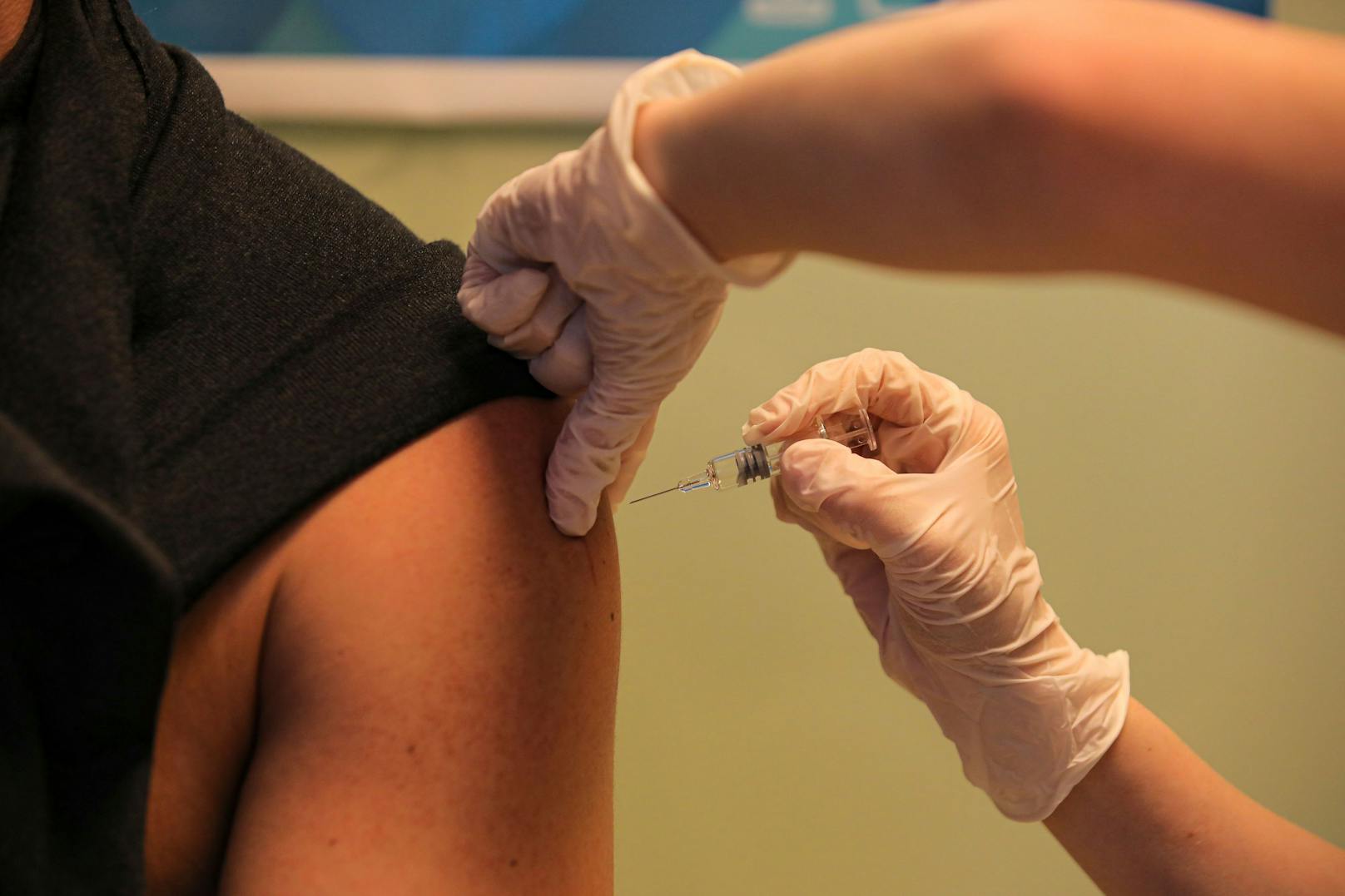 Symbolfoto einer Impfung.