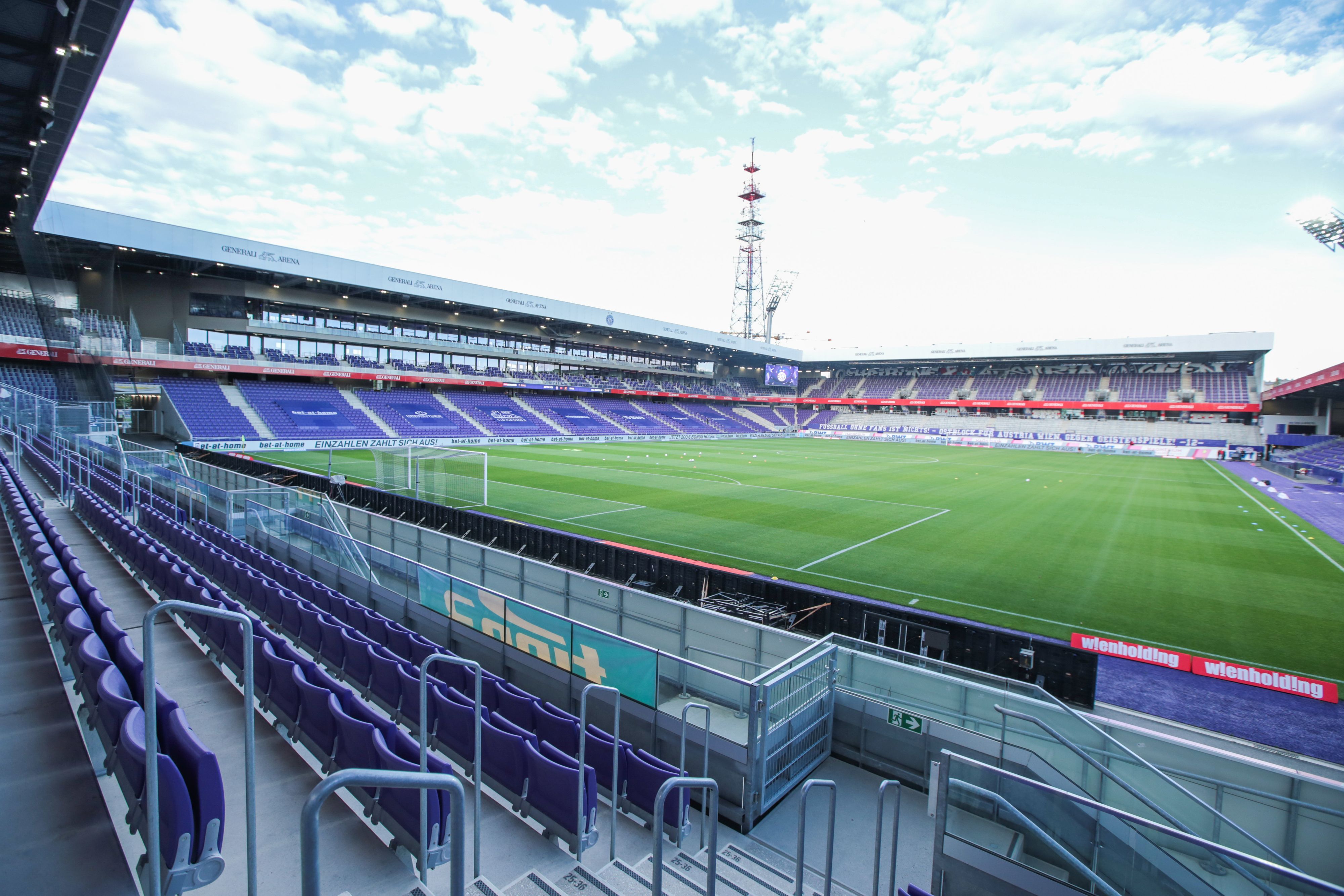 Die Generali Arena in Wien. 