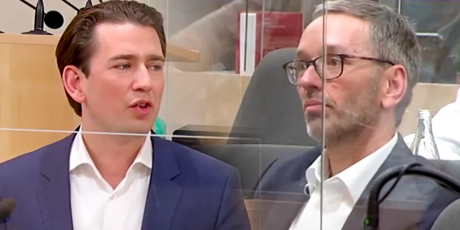 Bundeskanzler Sebastian Kurz hat im Parlament scharfe Worte an Herbert Kickl gerichtet.