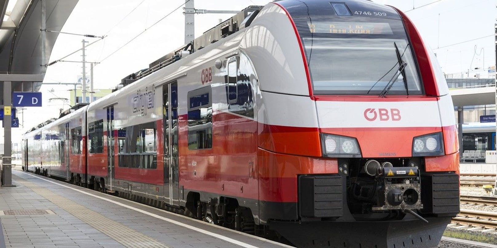 Ein Corona-Kranker fuhr mit dem Zug von Bischofshofen nach Graz.