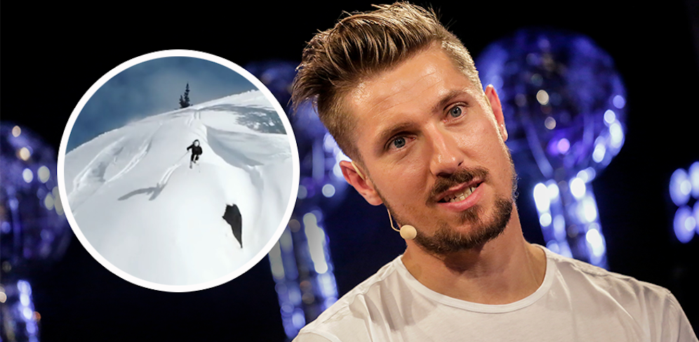 Marcel Hirscher und sein spektakulärer Tiefschnee-Sturz. 