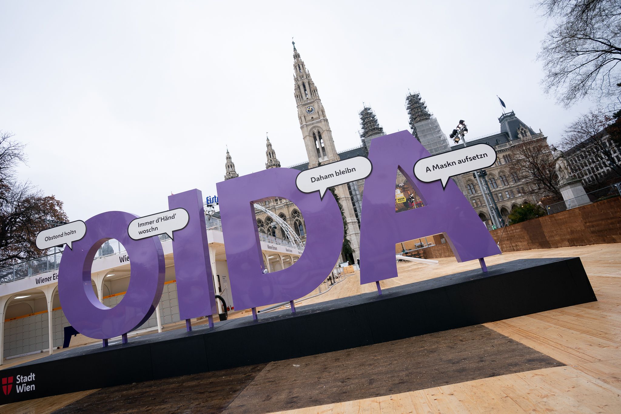 StR Peter Hacker - OIDA Tafel am Wiener Eistraum