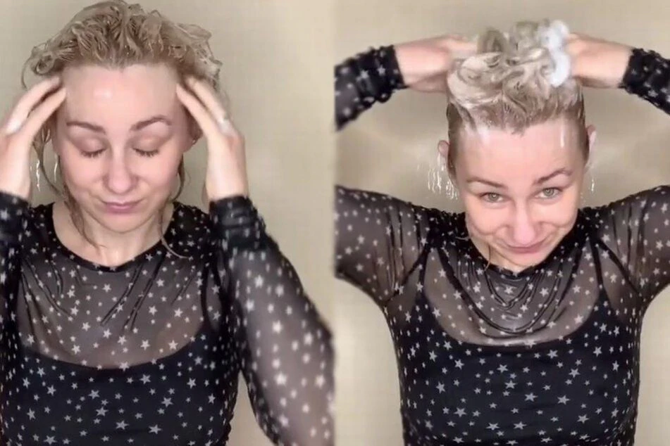 Friseurin Haare waschen 