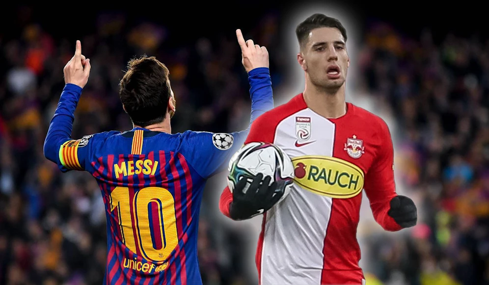 Pressing-Monster: Messi (l.) und Szoboszlai