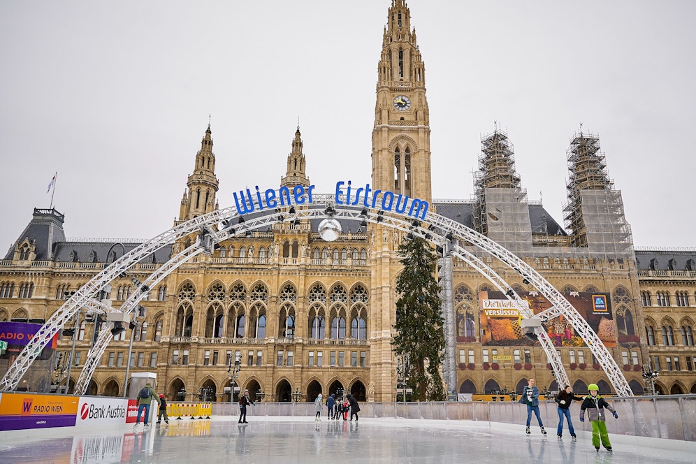 Der Wiener Eistraum ist eröffnet.