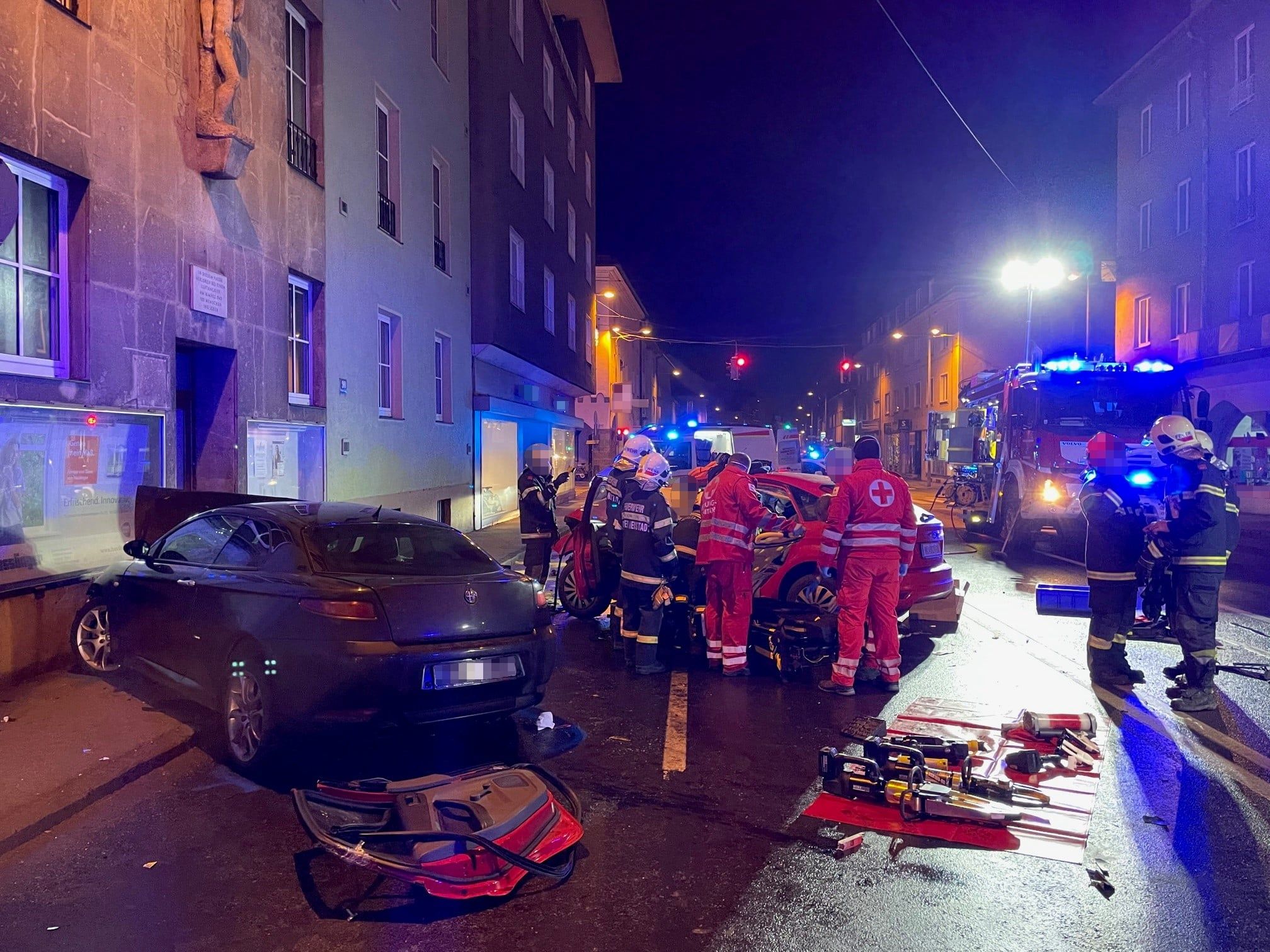 Schwerer Unfall in Wr. Neustadt