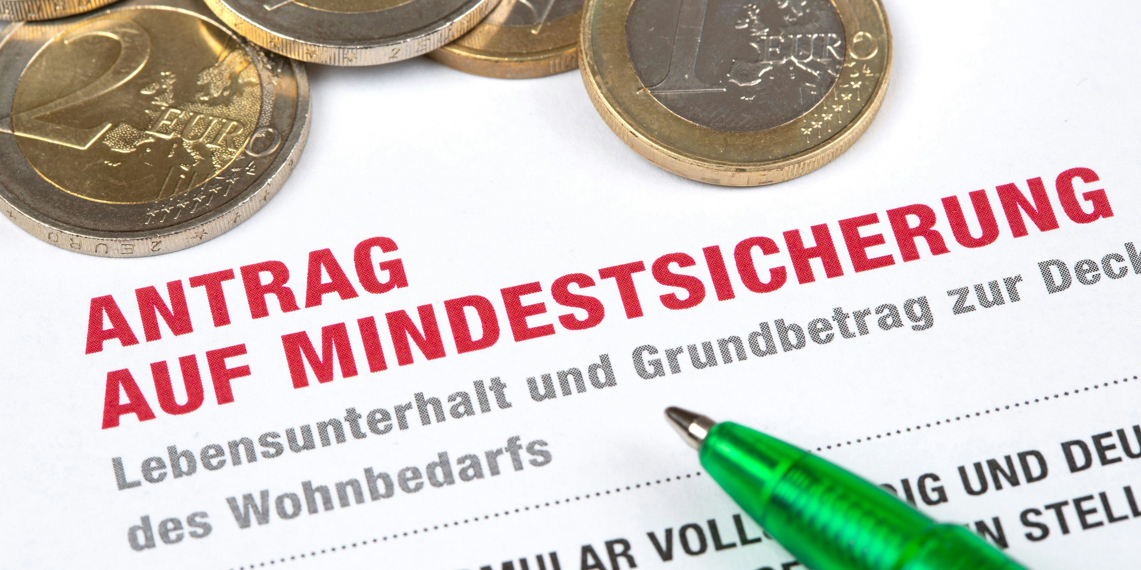 Ein Antrag auf Mindestsicherung